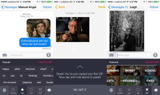 Illustration for article titled iOS ya tiene un teclado que sólo envía GIFs animados